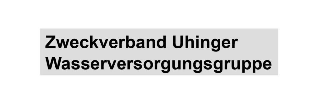 Zweckverband Uhinger Wasserversorgungsgruppe