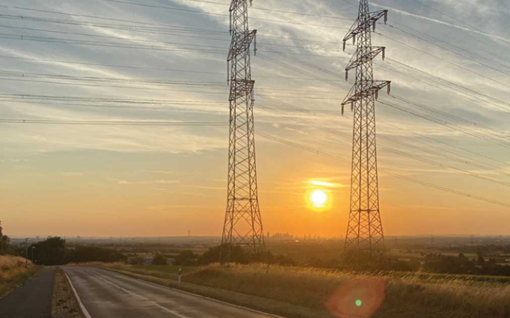 Hochspannungsleitungen